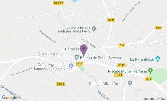 Localisation Caisse d