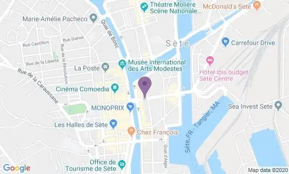 Localisation Caisse d