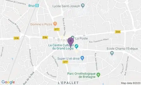 Localisation Caisse d