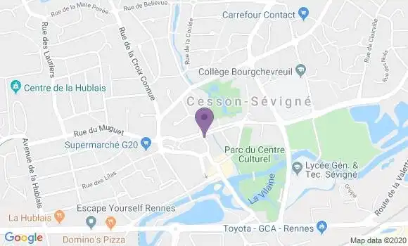 Localisation Caisse d