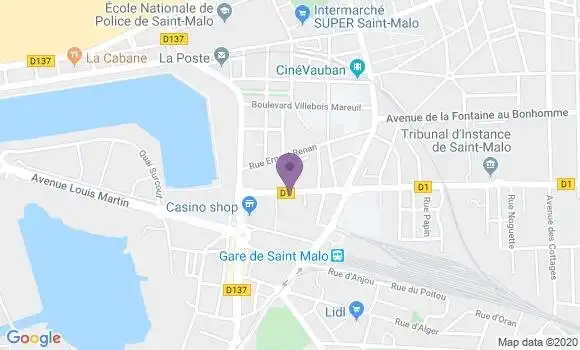Localisation Caisse d