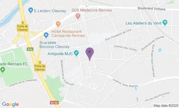 Localisation Caisse d