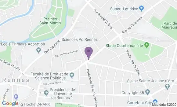 Localisation Caisse d