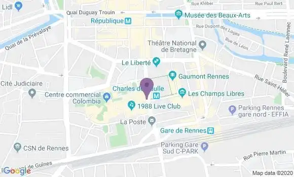 Localisation Caisse d