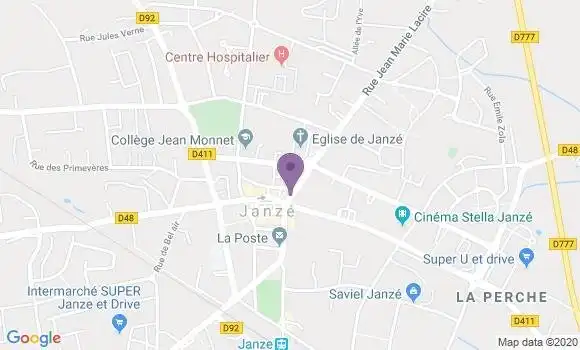 Localisation Caisse d