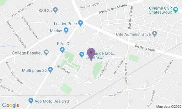 Localisation Caisse d
