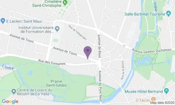 Localisation Caisse d