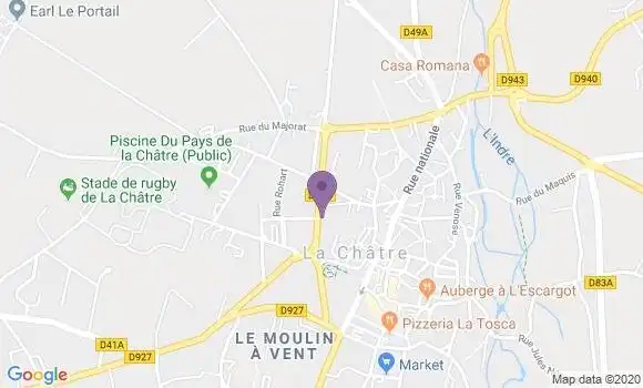 Localisation Caisse d
