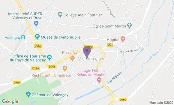 Localisation Caisse d