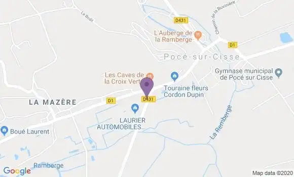 Localisation Caisse d