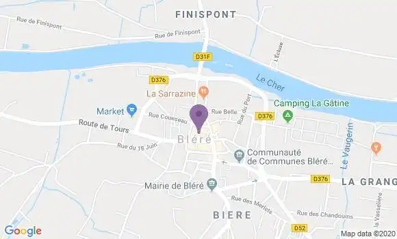 Localisation Caisse d