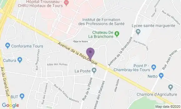 Localisation Caisse d