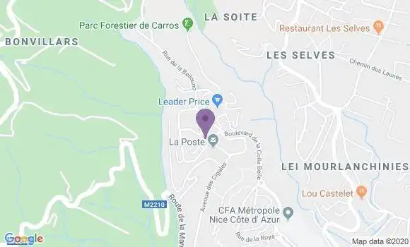 Localisation Société Générale Agence de Carros