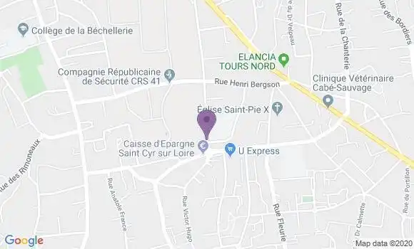 Localisation Caisse d