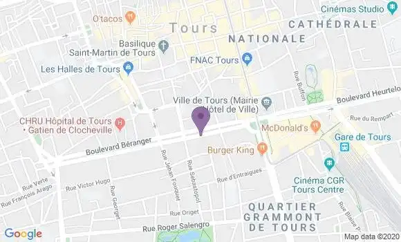 Localisation Caisse d