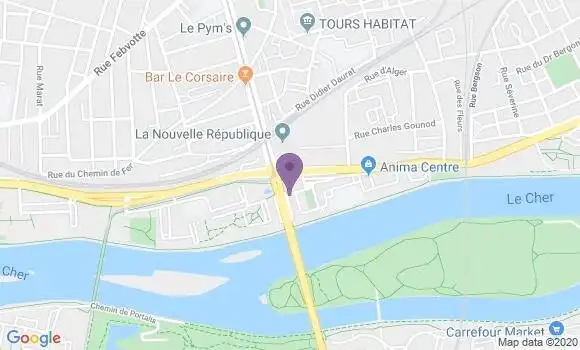 Localisation Caisse d
