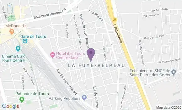 Localisation Caisse d