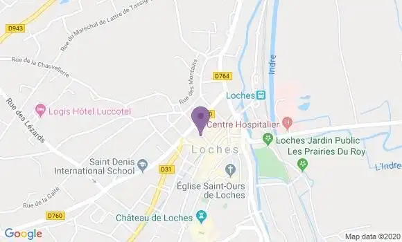 Localisation Caisse d