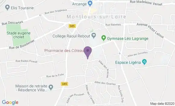 Localisation Caisse d