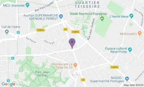 Localisation Caisse d