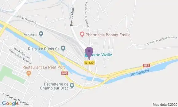 Localisation Caisse d
