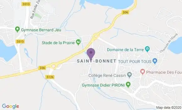 Localisation Caisse d