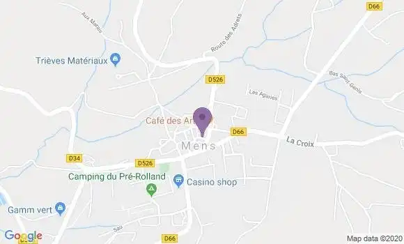 Localisation Caisse d