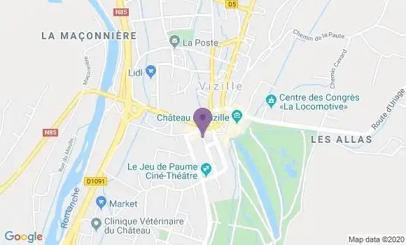 Localisation Caisse d
