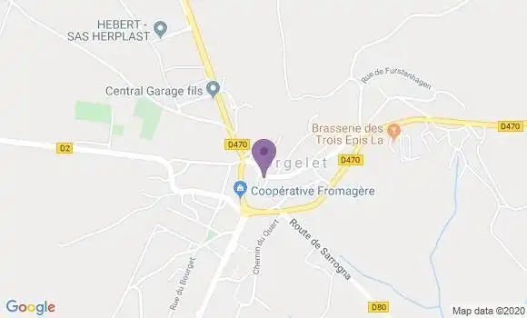 Localisation Caisse d
