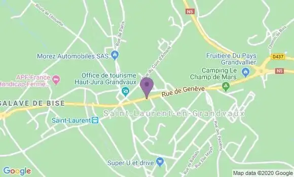 Localisation Caisse d