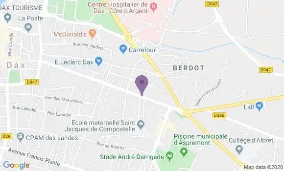 Localisation Caisse d