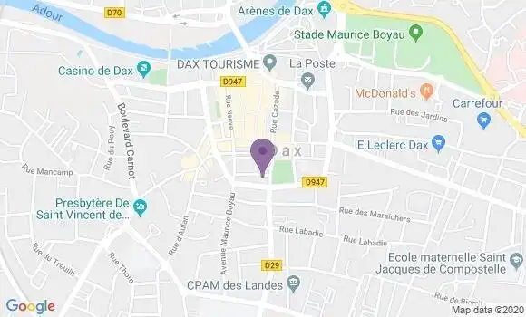 Localisation Caisse d