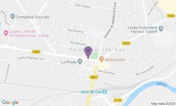 Localisation Caisse d