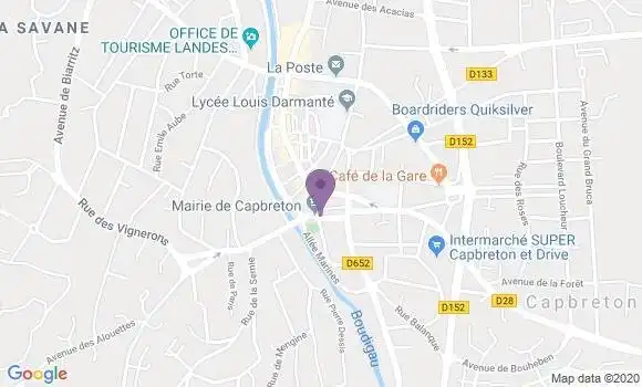 Localisation Caisse d