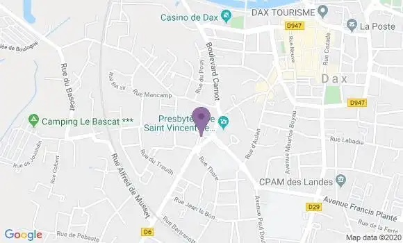 Localisation Caisse d
