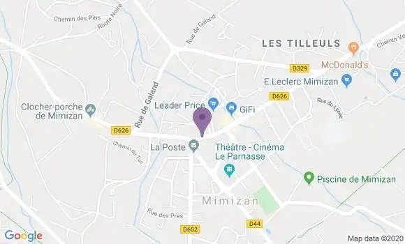 Localisation Caisse d
