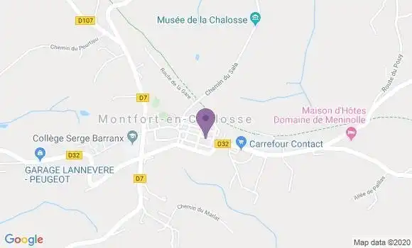Localisation Caisse d