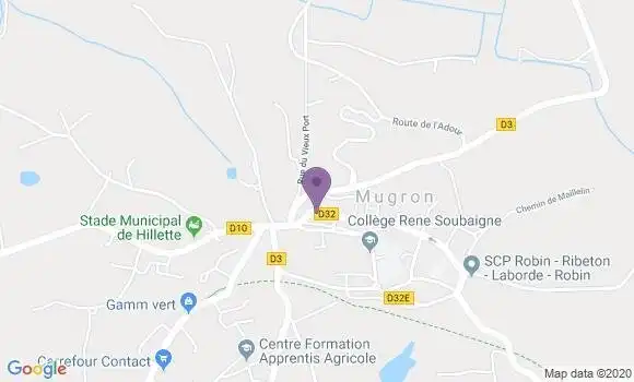 Localisation Caisse d