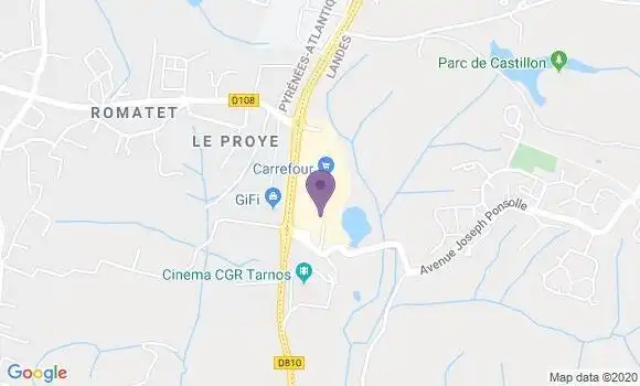 Localisation Caisse d