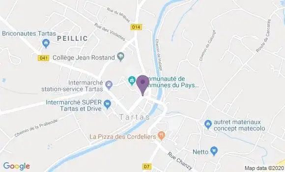 Localisation Caisse d