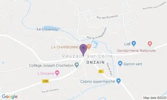 Localisation Caisse d
