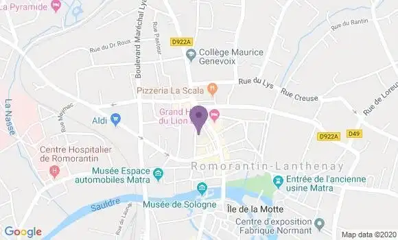 Localisation Caisse d