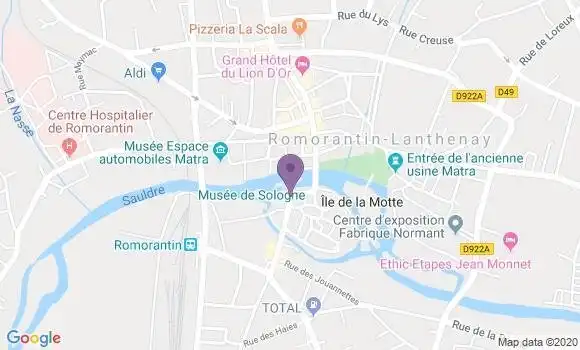 Localisation Caisse d