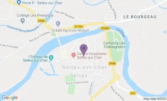 Localisation Caisse d