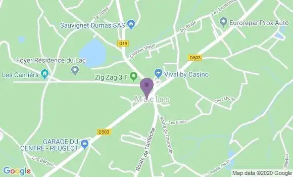 Localisation Caisse d
