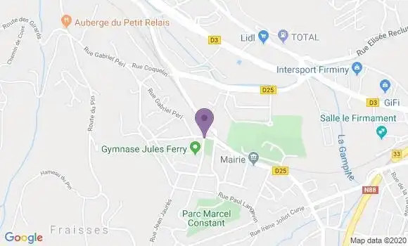 Localisation Caisse d