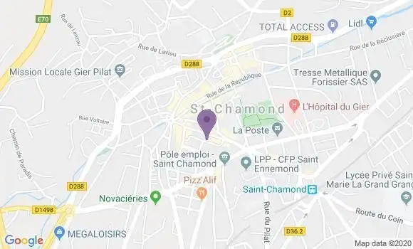 Localisation Caisse d