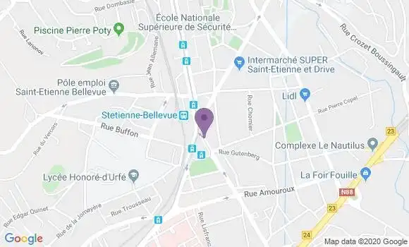 Localisation Caisse d