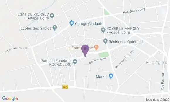 Localisation Caisse d
