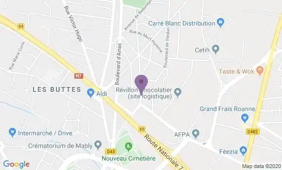 Localisation Caisse d